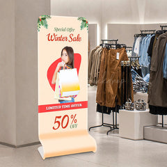 Lofaris Custom Logo Snake B Fabric Display Stand For Exhibition