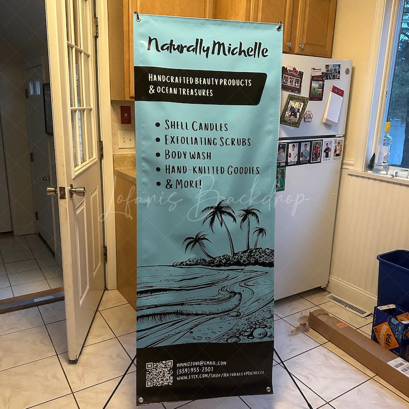 Lofaris Custom Logo X Banner Stand for Business Event