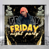 Lofaris Custom Name Photo Dollar Friday Night Party Backdrop