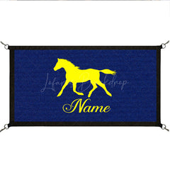Lofaris Custom Name Ranch Branding Horse Stall Guard