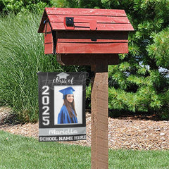 Lofaris Custom Photo Graduation Garden Flag for Celebration