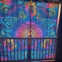 Lofaris Custom Photo Outdoor Curtain One Picture for 2 pcs