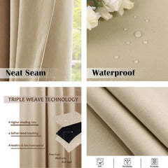 Lofaris Custom Photo Outdoor Curtain One Picture for 2 pcs