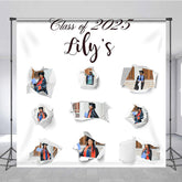 Lofaris Custom Photos Simple Congras Graduation Backdrop