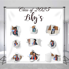 Lofaris Custom Photos Simple Congras Graduation Backdrop