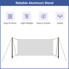 Lofaris Custom Printing Ez-Post Banner Stand For Trade Show