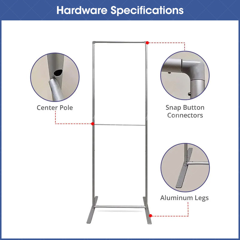 Lofaris Custom Printing Fabric Display Stand For Trade Show