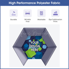 Lofaris Custom Printing Hexagonal Booth Enclosure Backdrop