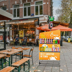 Lofaris Custom Printing Logo Portable Display With Shelves