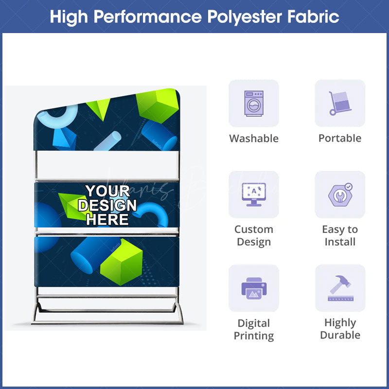 Lofaris Custom Printing Logo Portable Display With Shelves