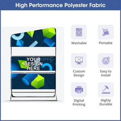 Lofaris Custom Printing Logo Portable Display With Shelves