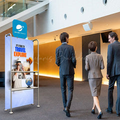 Lofaris Custom Printing Portable Display Shelves With Head