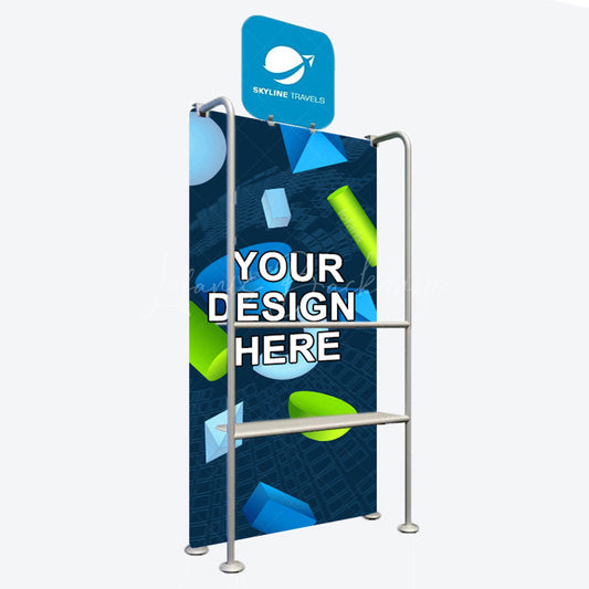 Lofaris Custom Printing Portable Display Shelves With Head