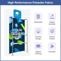 Lofaris Custom Printing Portable Display Shelves With Head