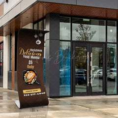 Lofaris Custom Printing Snake D Fabric Display Stand For Trade Show