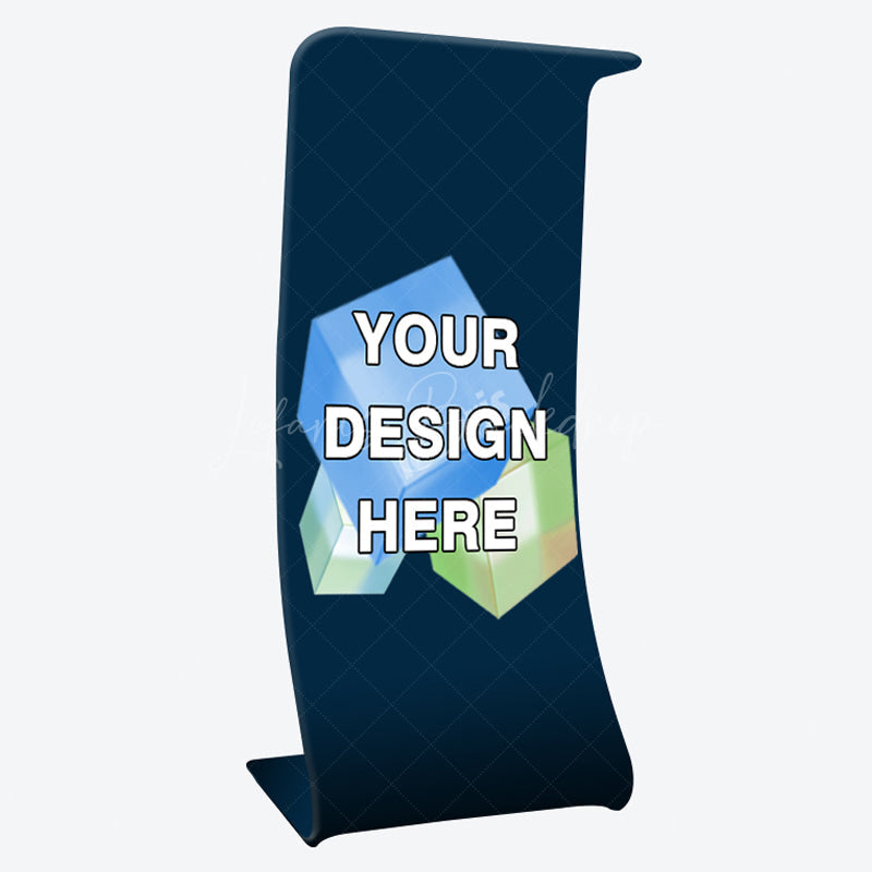 Lofaris Custom Printing Snake D Fabric Display Stand For Trade Show