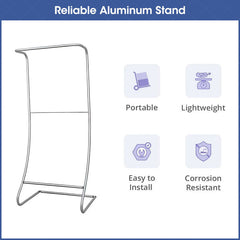 Lofaris Custom Printing Snake D Fabric Display Stand For Trade Show