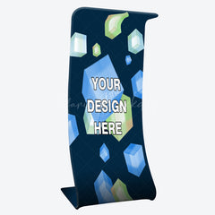 Lofaris Custom Printing Snake D Fabric Display Stand For Trade Show