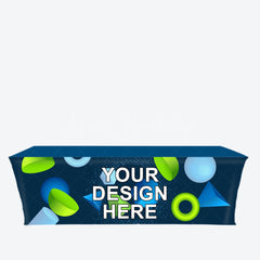 Lofaris Custom Printing Text Logo Stretch Table Cover