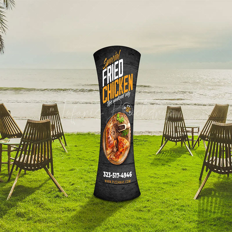 Lofaris Custom Printing Tower A Fabric Display Stand For Trade Show