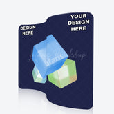 Lofaris Custom S Shaped Stretch Wall Tension Backdrop