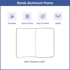 Lofaris Custom S Shaped Stretch Wall Tension Backdrop