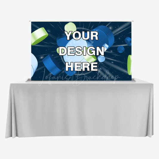 Lofaris Custom Silverstep Tabletop 60in Retractable Banner Stand