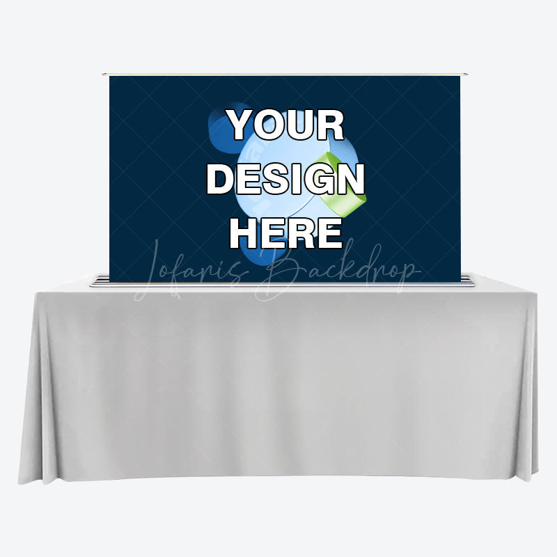 Lofaris Custom Silverstep Tabletop 60in Retractable Banner Stand
