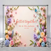 Lofaris Custom Sweet Photo Better Together Wedding Backdrop