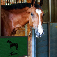 Lofaris Custom Text Color Stable Logo Horse Stall Guard