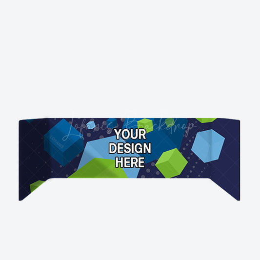 Lofaris Custom Text U-shape Photo Booth Trade Backdrop
