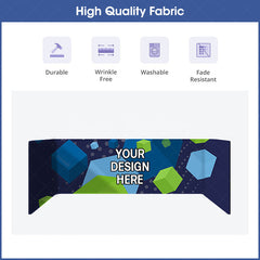Lofaris Custom Text U-shape Photo Booth Trade Backdrop