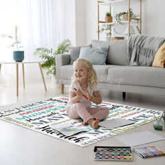 Lofaris Custom Toddler Nursery Baby Name Blanket Gift For Kids