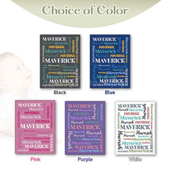 Lofaris Custom Toddler Nursery Baby Name Blanket Gift For Kids