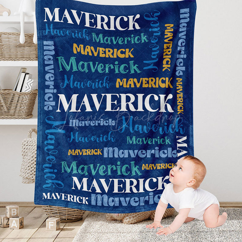 Lofaris Custom Toddler Nursery Baby Name Blanket Gift For Kids