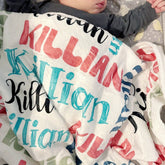 Lofaris Custom Toddler Nursery Baby Name Blanket Gift For Kids