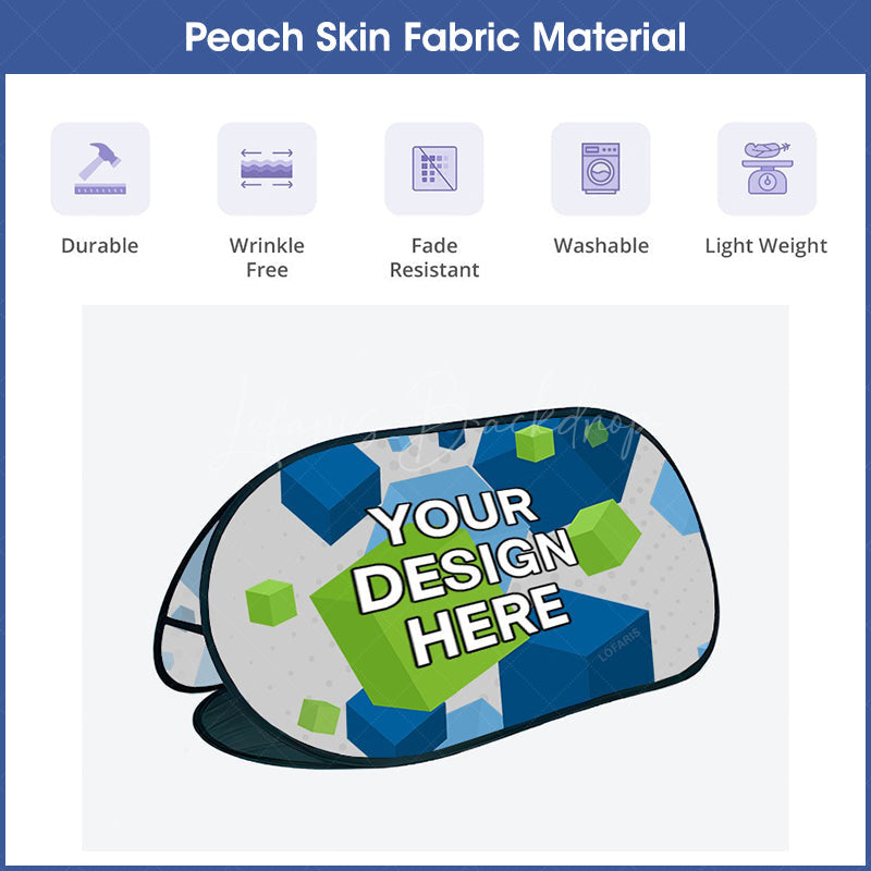 Lofaris Custom Trade Logo Horizontal Pop Out Banner