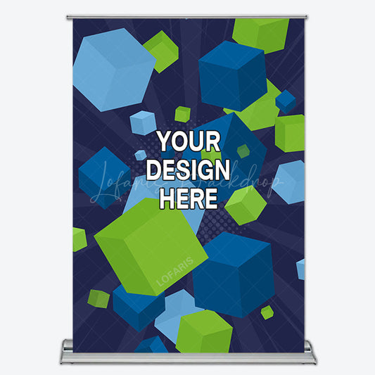 Lofaris Custom Trade Show Silverstep 60in Retractable Banner Stand