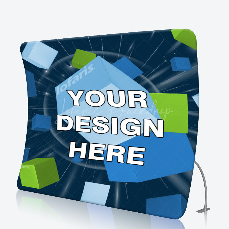 Lofaris Custom U Shaped Curve Tension Fabric Backdrop