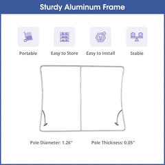 Lofaris Custom U Shaped Curve Tension Fabric Backdrop