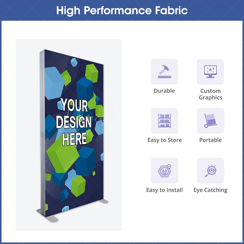 Lofaris Custom Vector Frame SEG LED Light Box Fabric Display