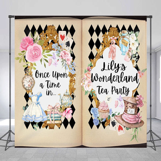 Lofaris Custom Wonderland Eea Party Photo Birthday Backdrop