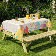Lofaris Cute Confetti Kids Birthday Party Rectangle Tablecloth