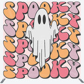 Lofaris Cute Ghost Spooky Halloween Square Tension Backdrop