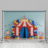 Lofaris Cute Joker Board Circus Balloon Cake Smash Backdrop