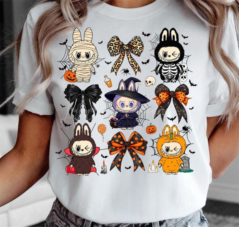 Lofaris Cute La Bubu Halloween Cartoon Tshirts
