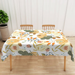 Lofaris Cute Ladybug and Leaf Tablecloth Colorful Insect Garden Theme for Kids Birthday Party or Spring Picnic