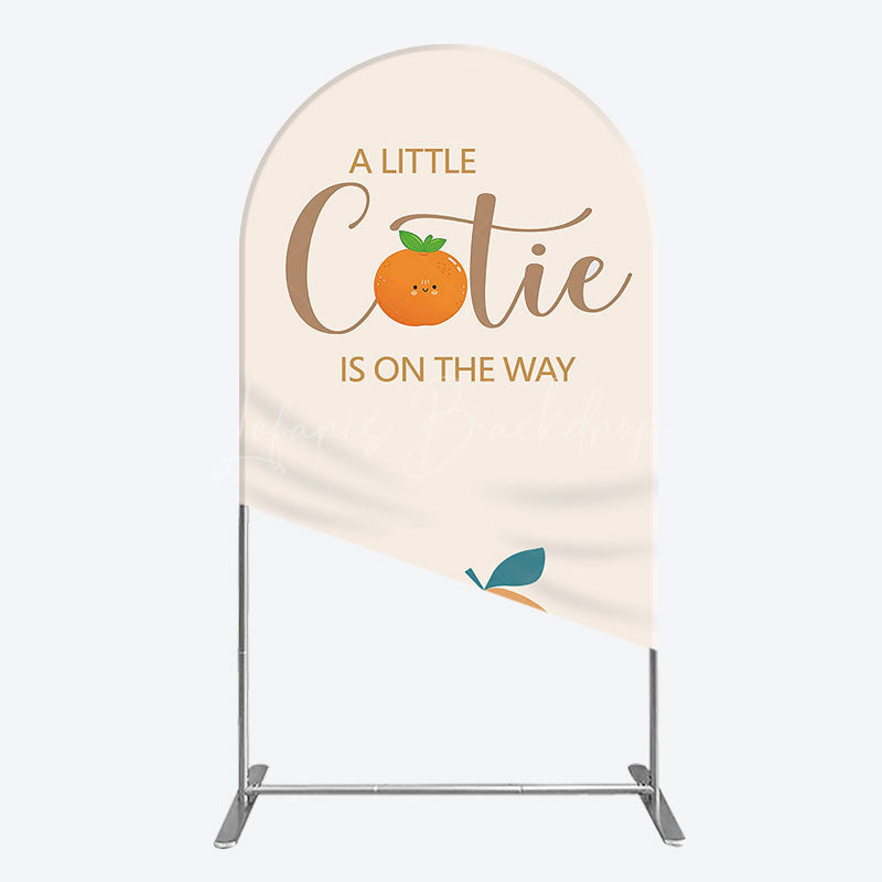 Lofaris Cutie On The Way Baby Shower Party Arch Backdrop