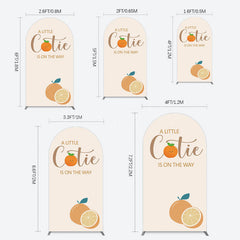 Lofaris Cutie On The Way Baby Shower Party Arch Backdrop