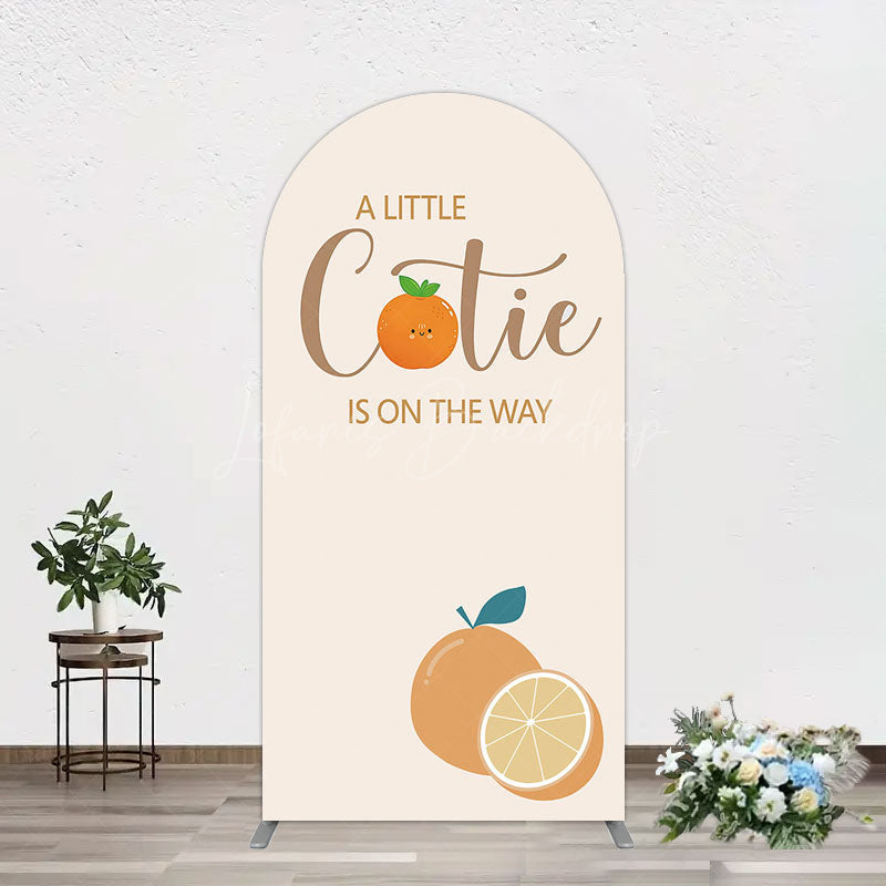 Lofaris Cutie On The Way Baby Shower Party Arch Backdrop